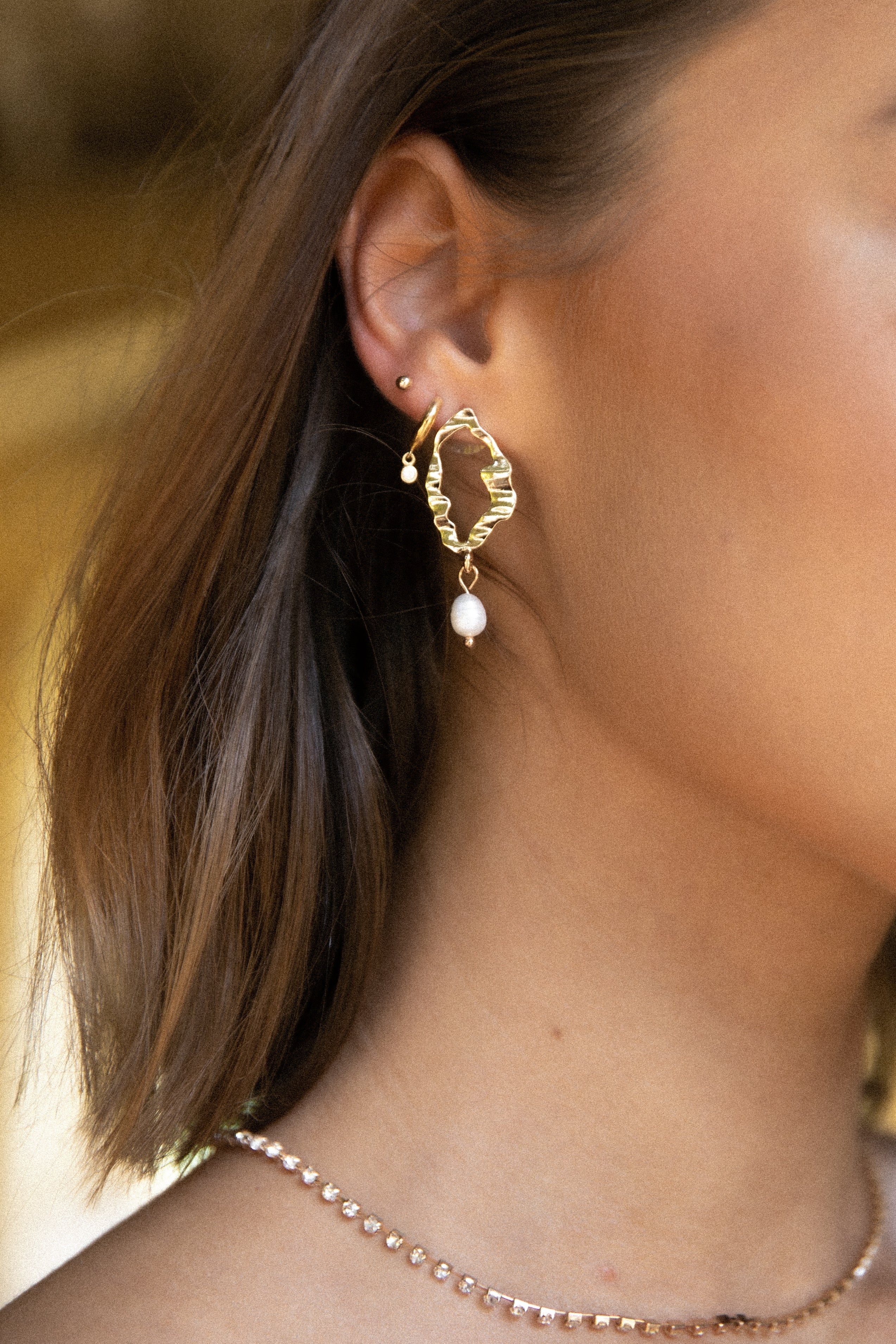 ACCESSORIES Quinn Earrings - Pearl