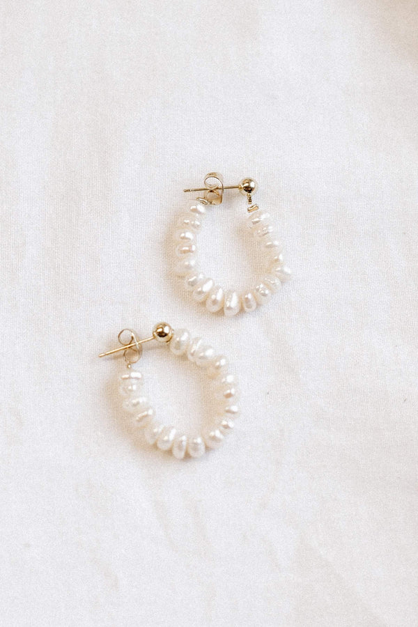 ACCESSORIES @Romilia Earrings - Pearl