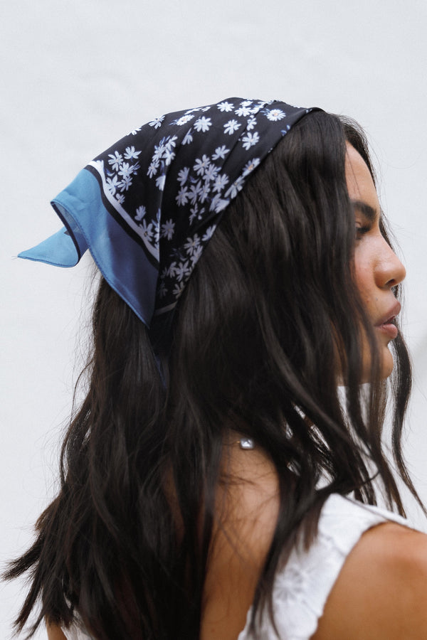 ACCESSORIES Vanessa Hair Scarf - Dark Floral