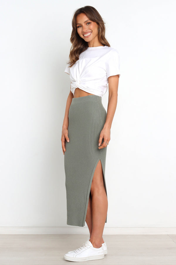 BOTTOMS Bowen Skirt - Olive