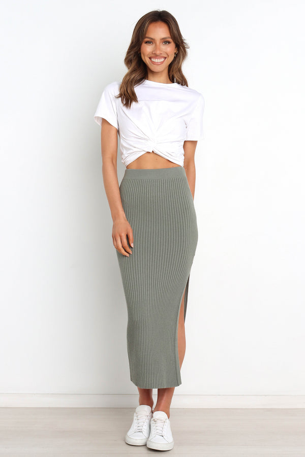 BOTTOMS Bowen Skirt - Olive