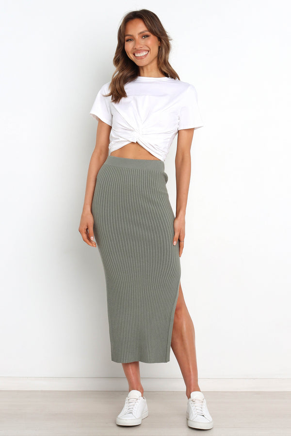 BOTTOMS Bowen Skirt - Olive