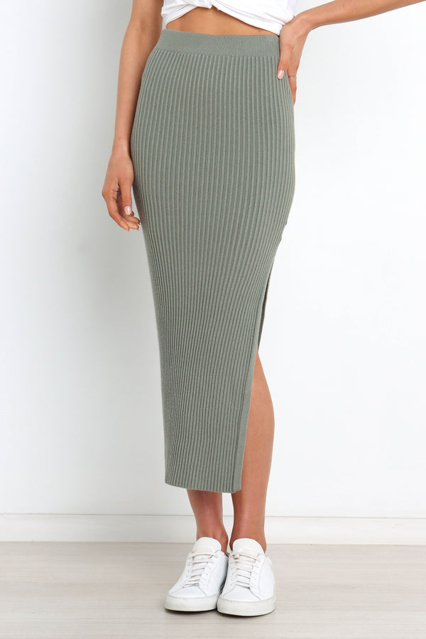 BOTTOMS Bowen Skirt - Olive