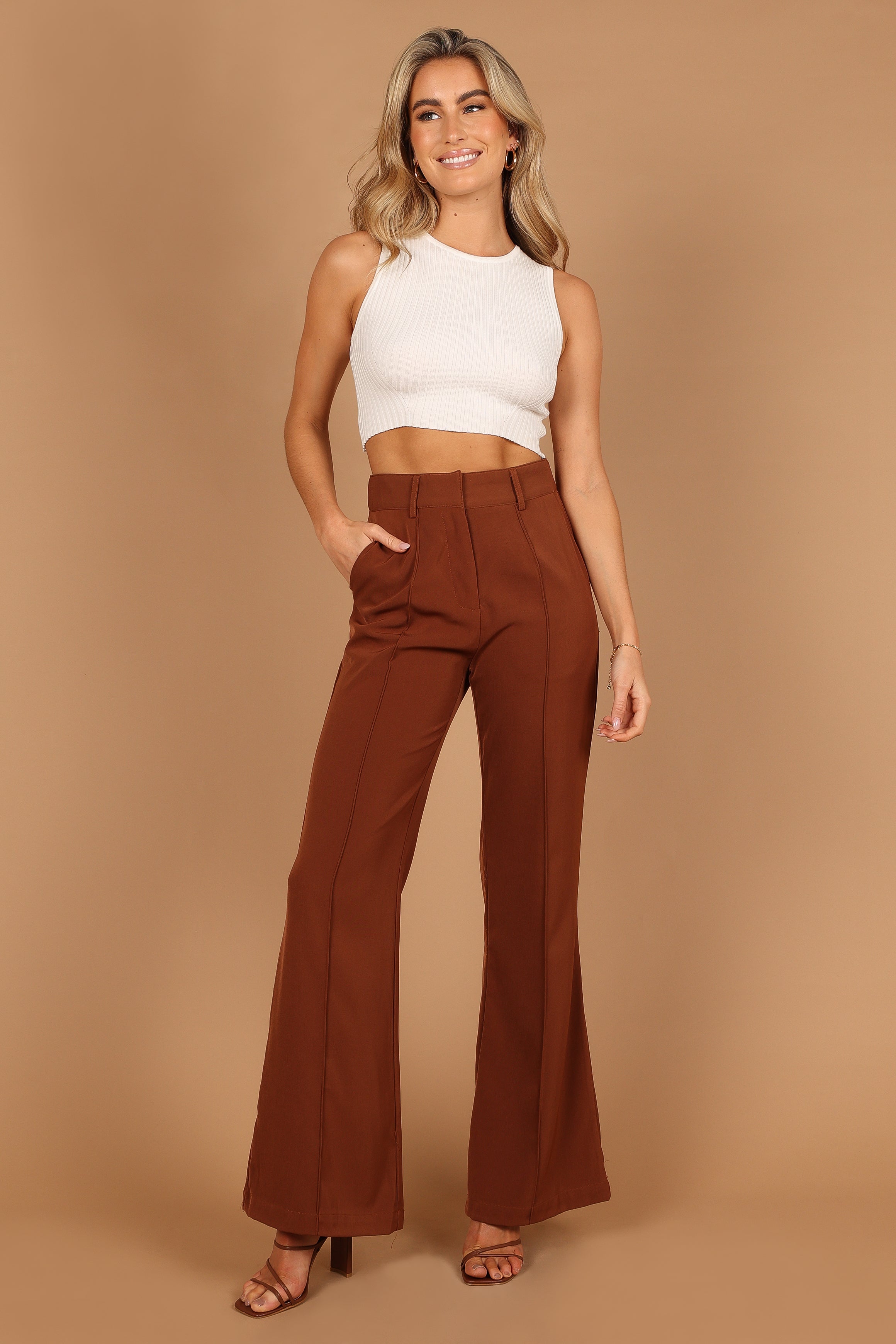 BOTTOMS @Burland Pant - Brown