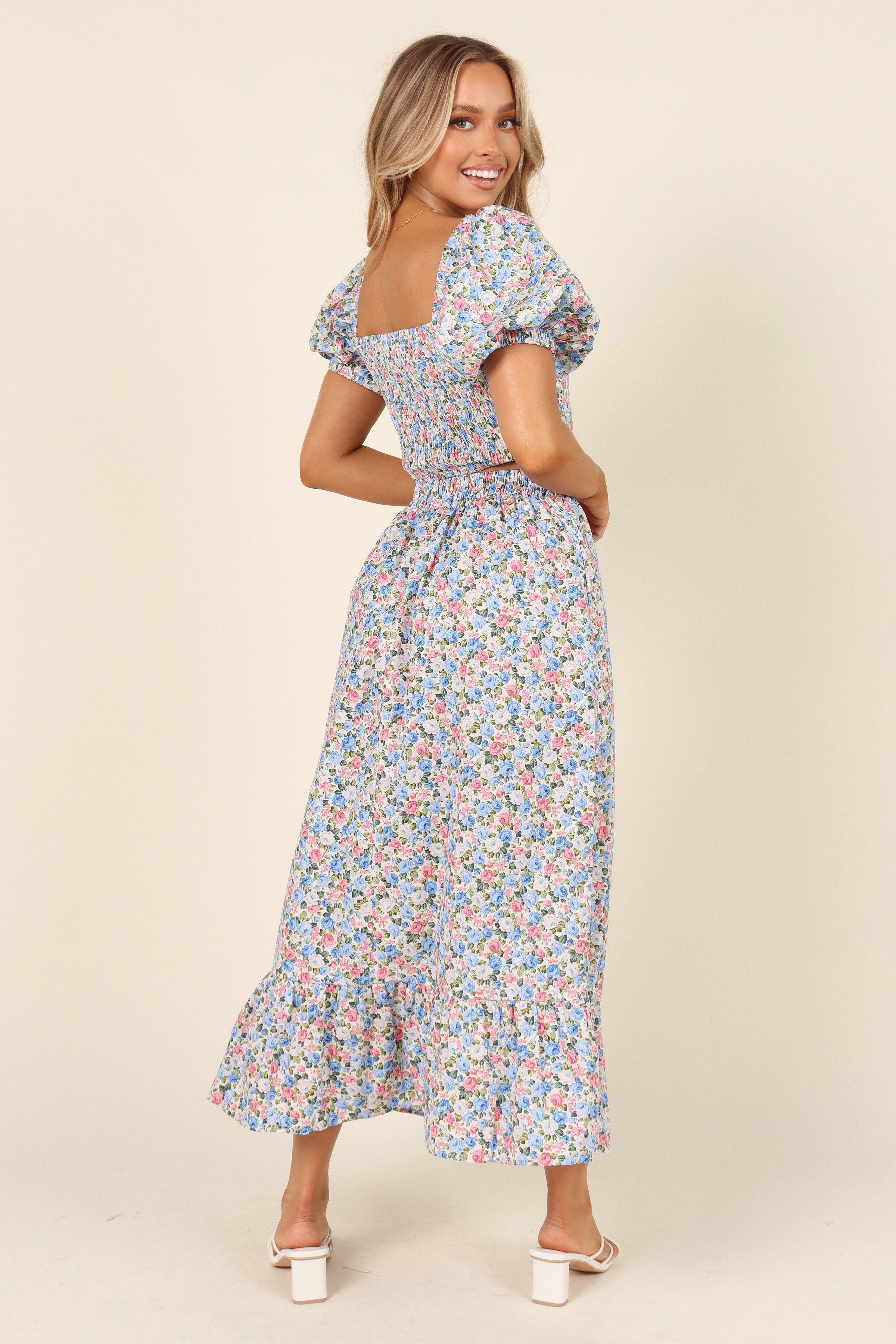 BOTTOMS Fleur Skirt - Blue Floral