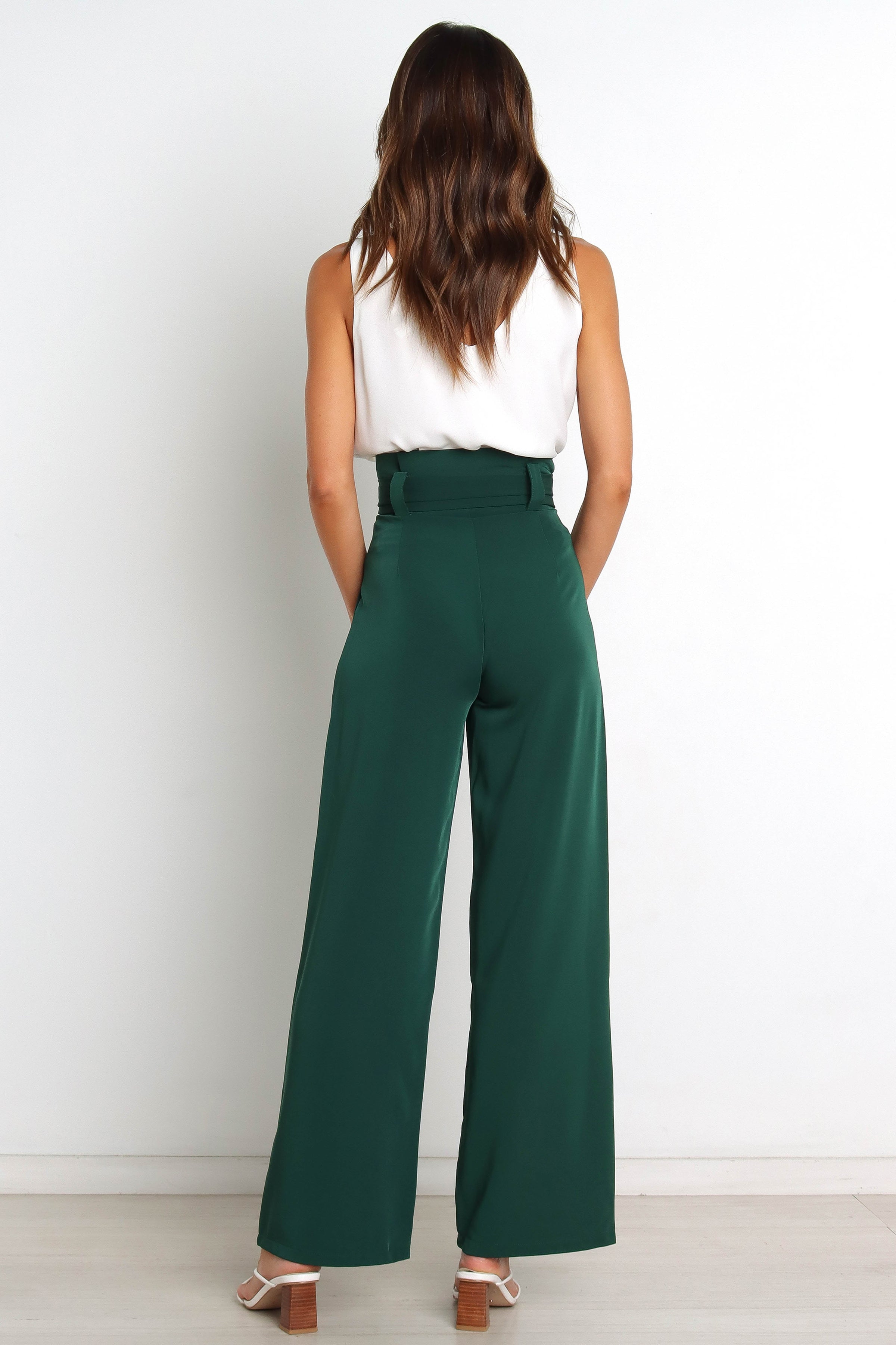 BOTTOMS @Kieran Pants - Emerald Green