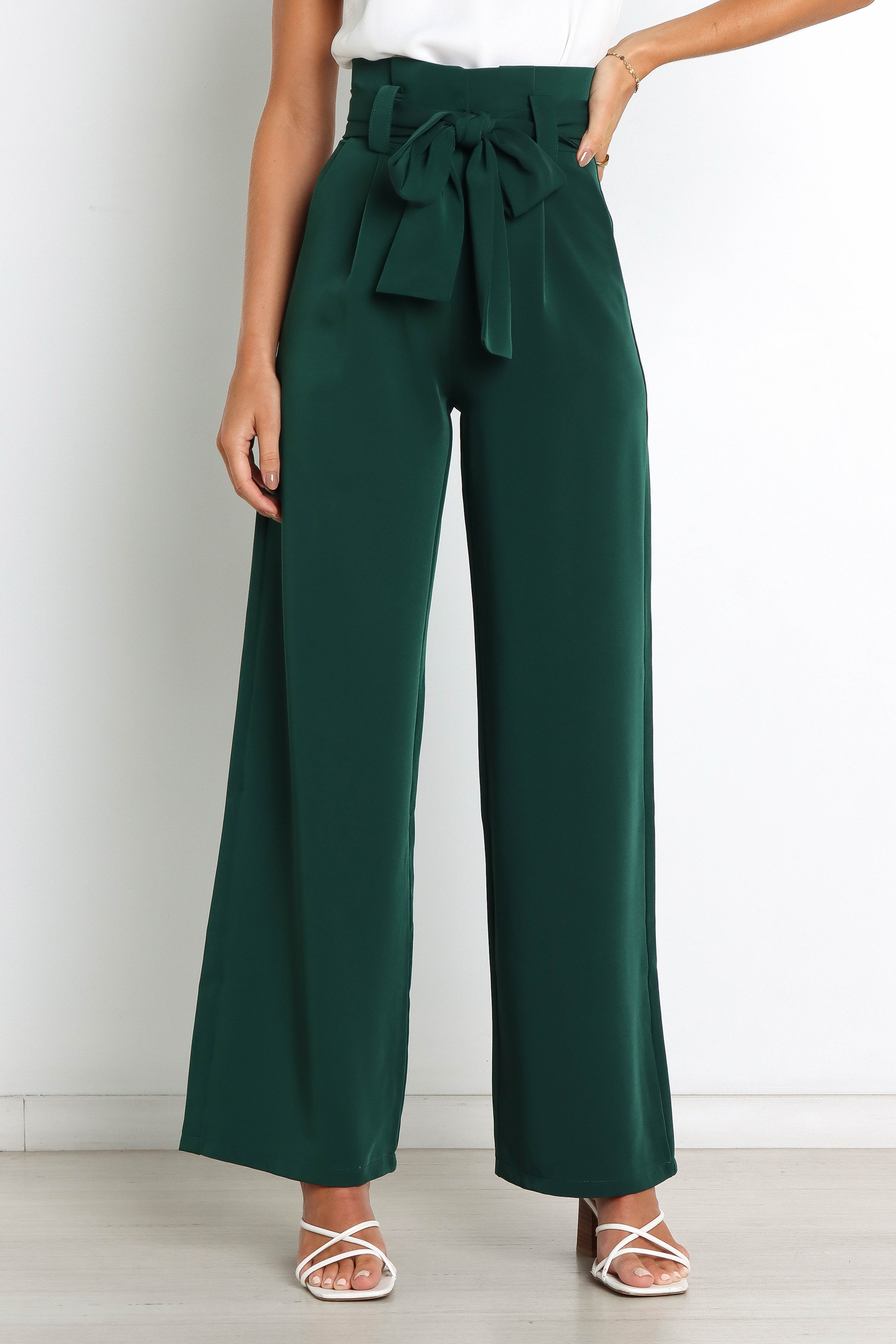 BOTTOMS @Kieran Pants - Emerald Green