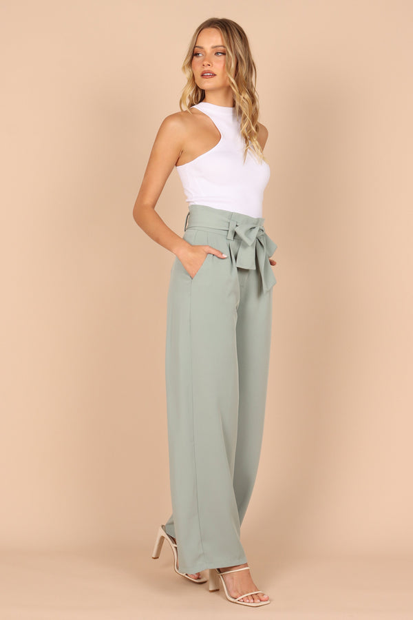 BOTTOMS @Kieran Pants - Sage Green