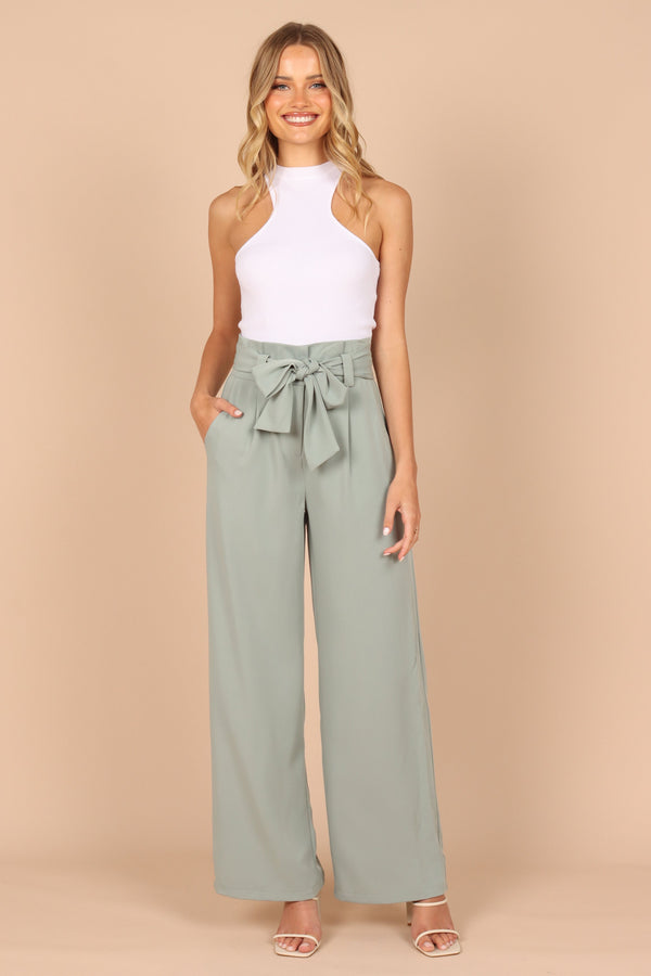 BOTTOMS @Kieran Pants - Sage Green