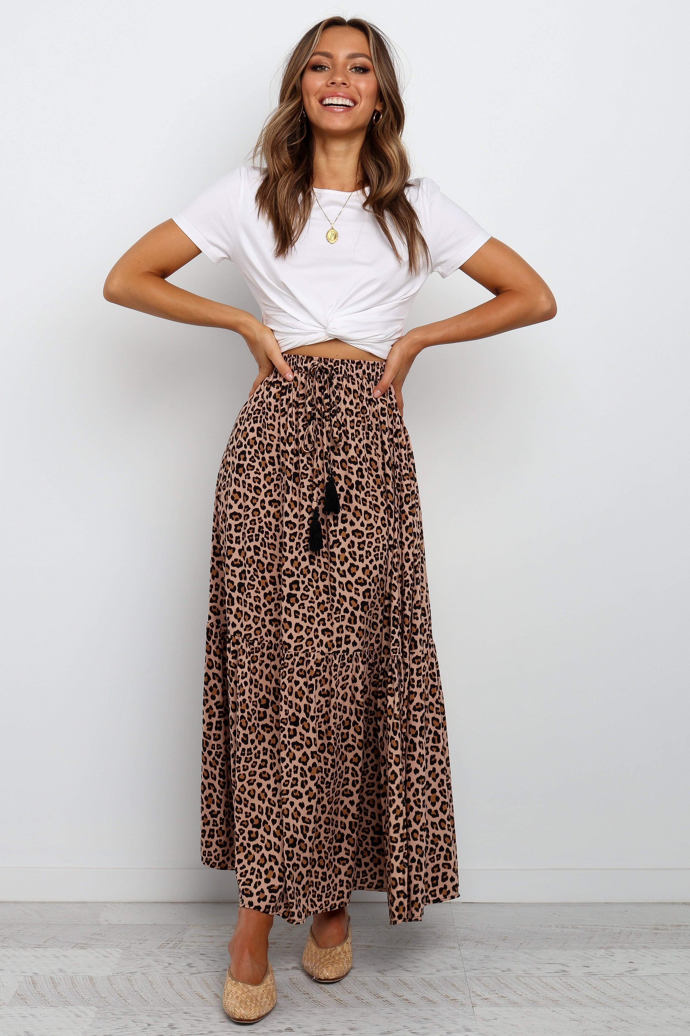 BOTTOMS Lauriel Skirt - Tan M