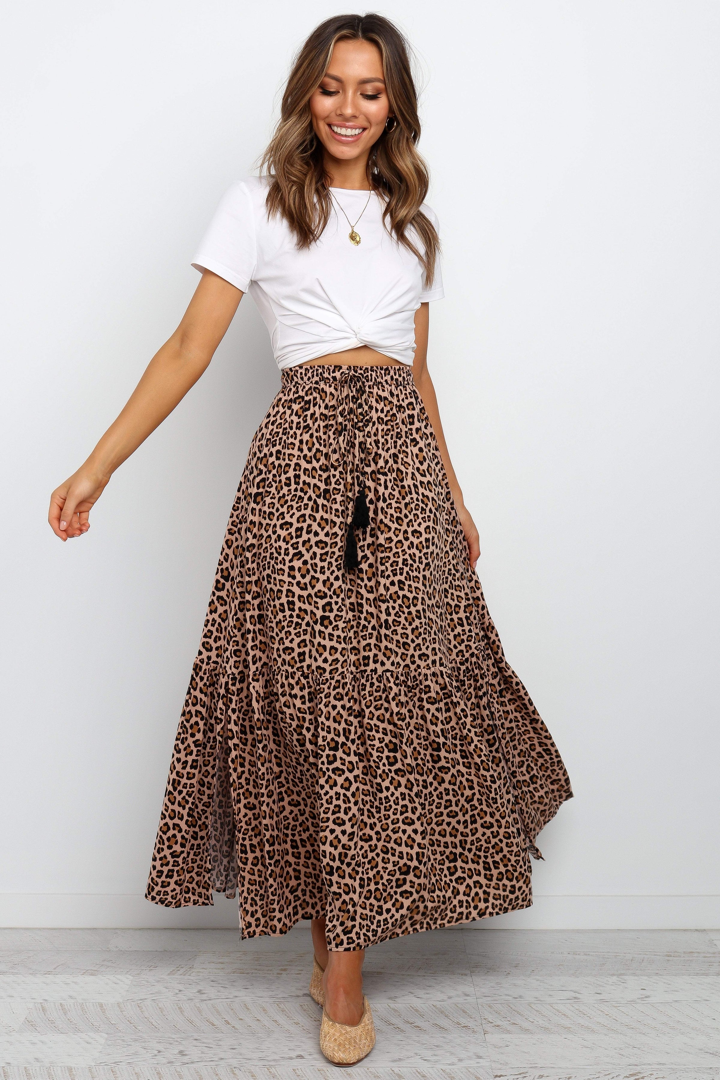 BOTTOMS Lauriel Skirt - Tan S