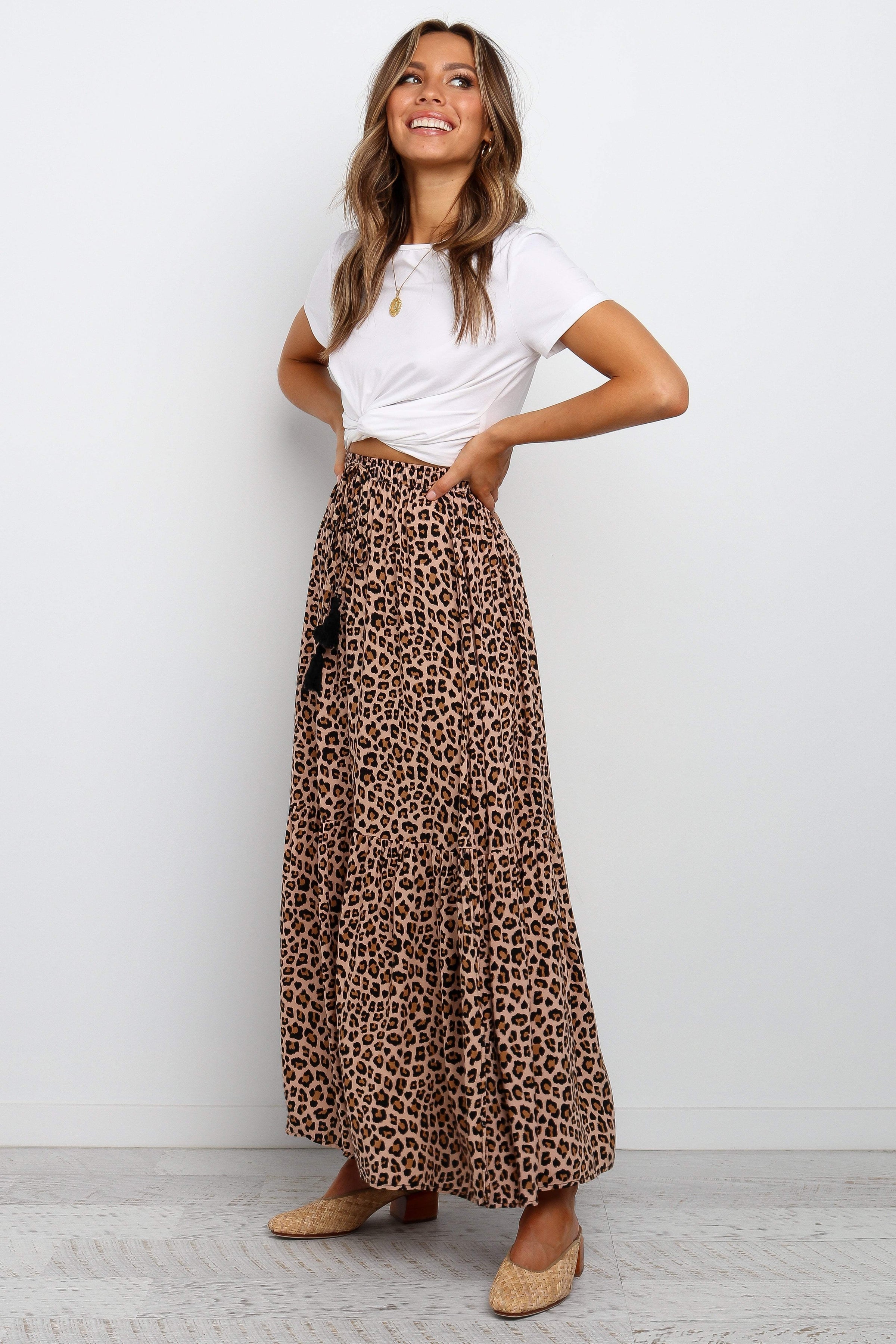 BOTTOMS Lauriel Skirt - Tan XL
