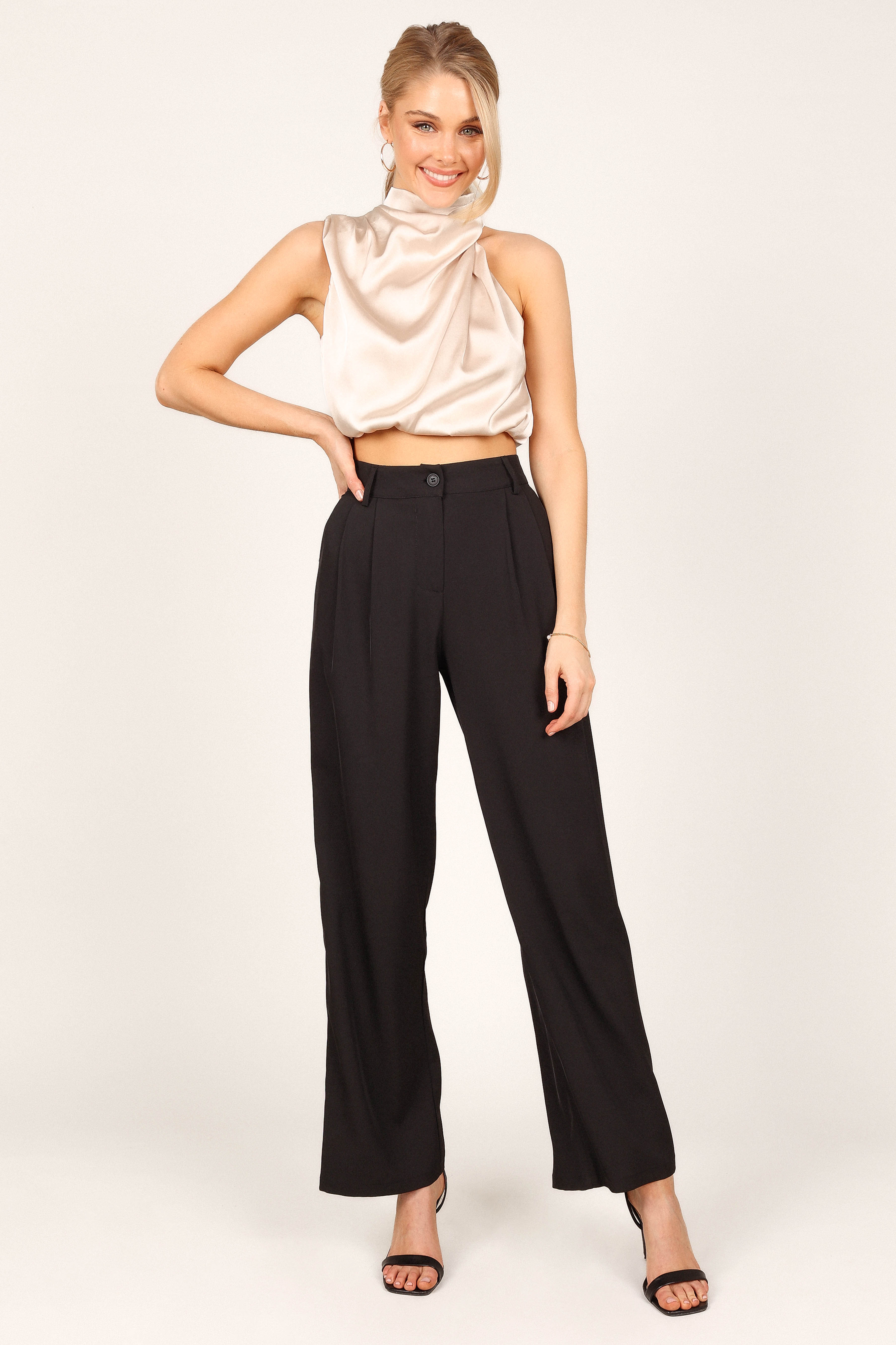 Buy Oyster Tailored Pant Black Online | New Zealand
