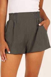 BOTTOMS @Maggie Shorts - Olive