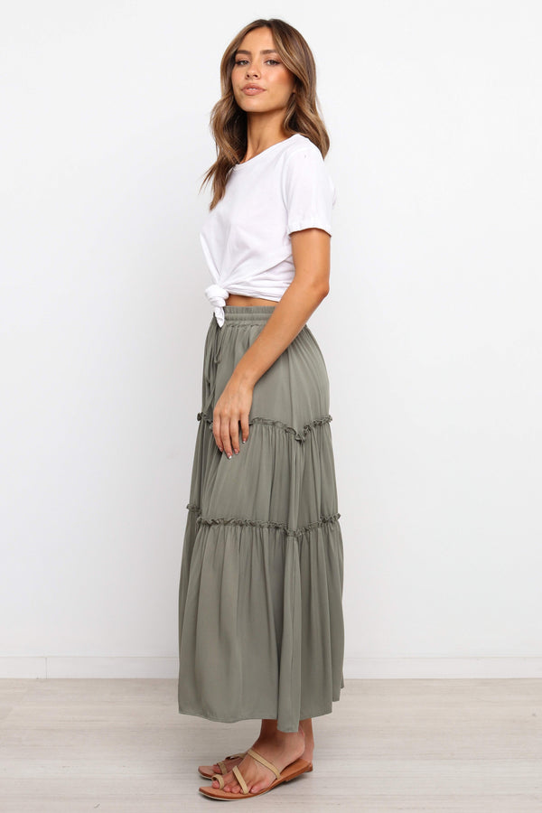 BOTTOMS ***Marino Skirt - Olive