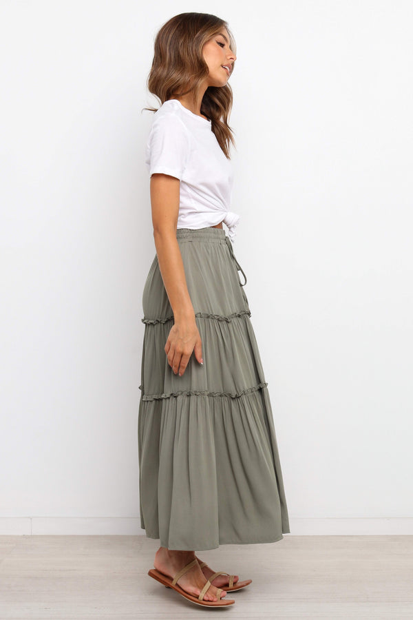 BOTTOMS Marino Skirt - Olive