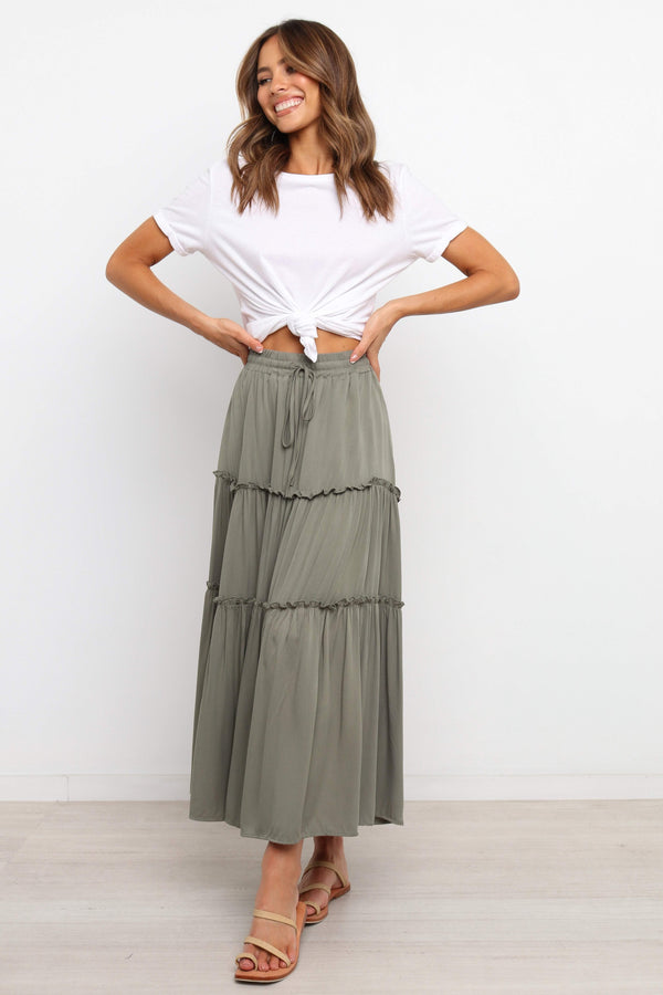 BOTTOMS Marino Skirt - Olive