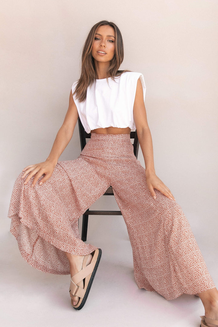 Collective Dress - Neveah Pant - Rust secondary image