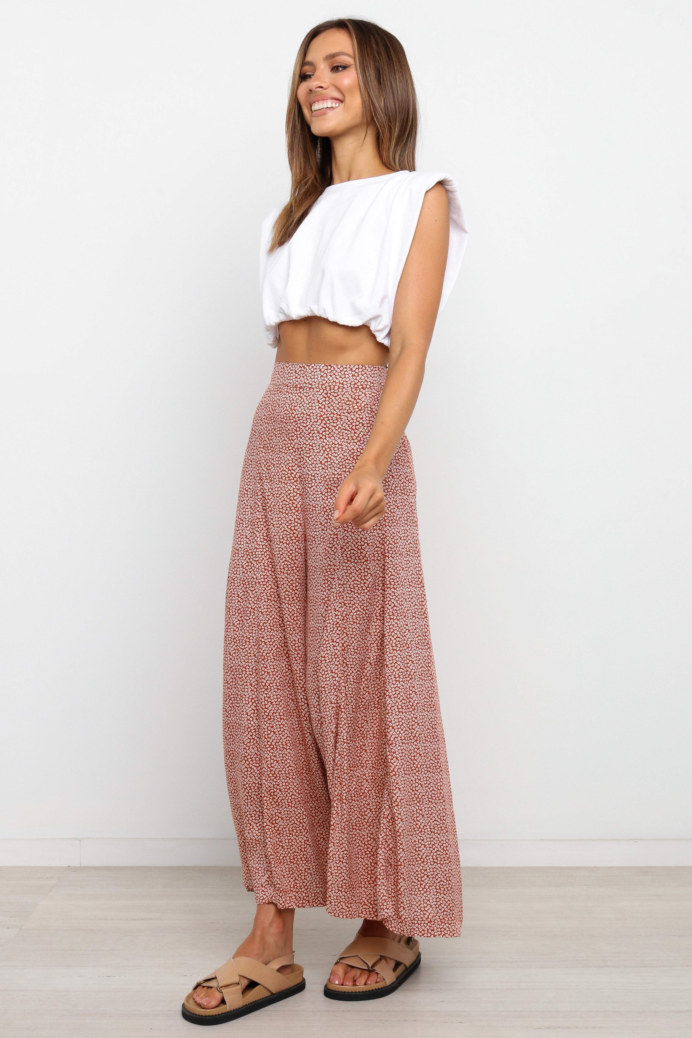BOTTOMS Neveah Pant - Rust
