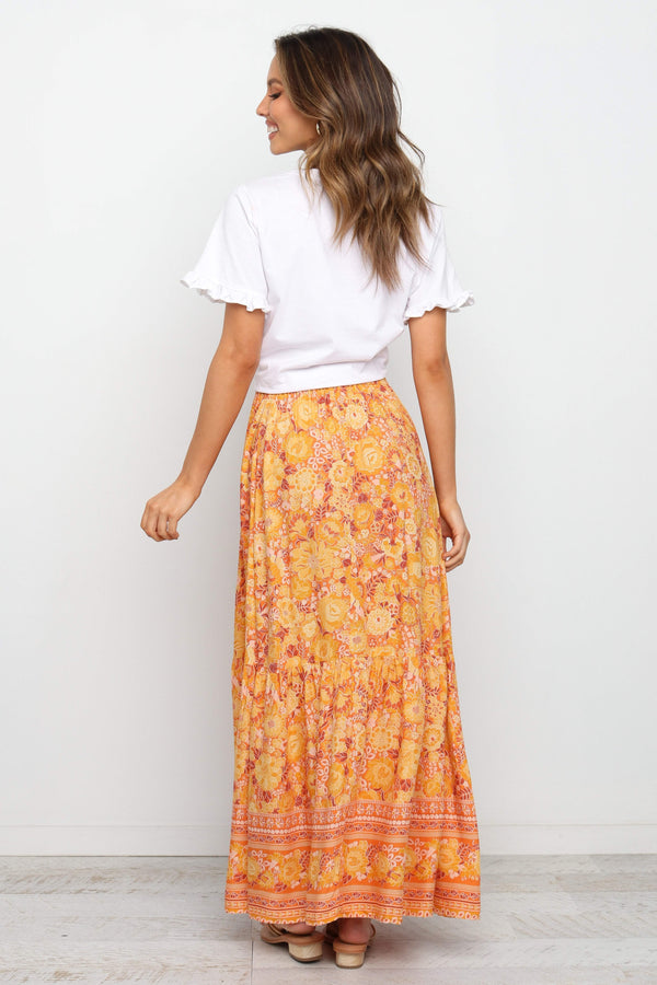 BOTTOMS Nyasa Skirt - Orange