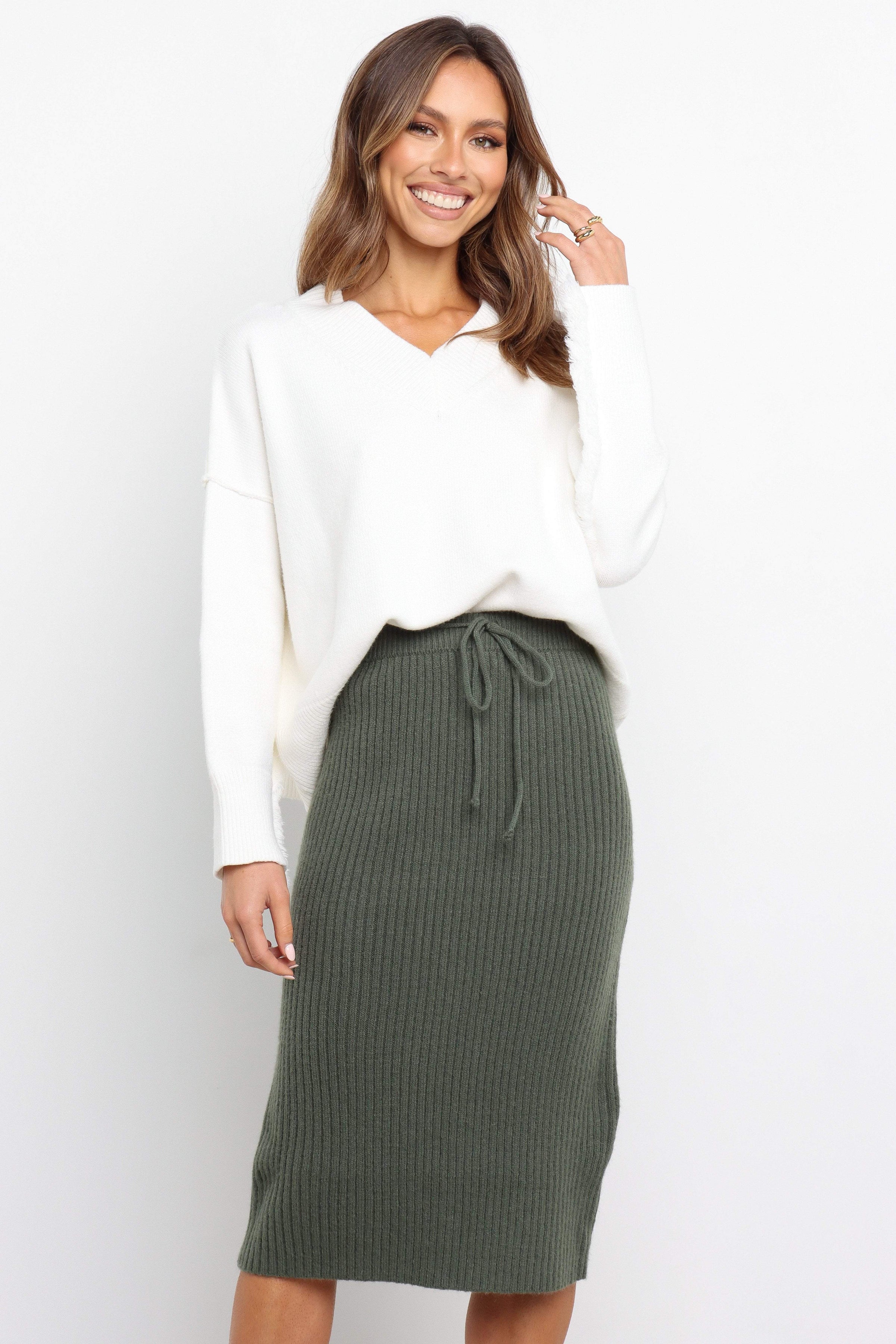 BOTTOMS Rochelle Skirt - Emerald
