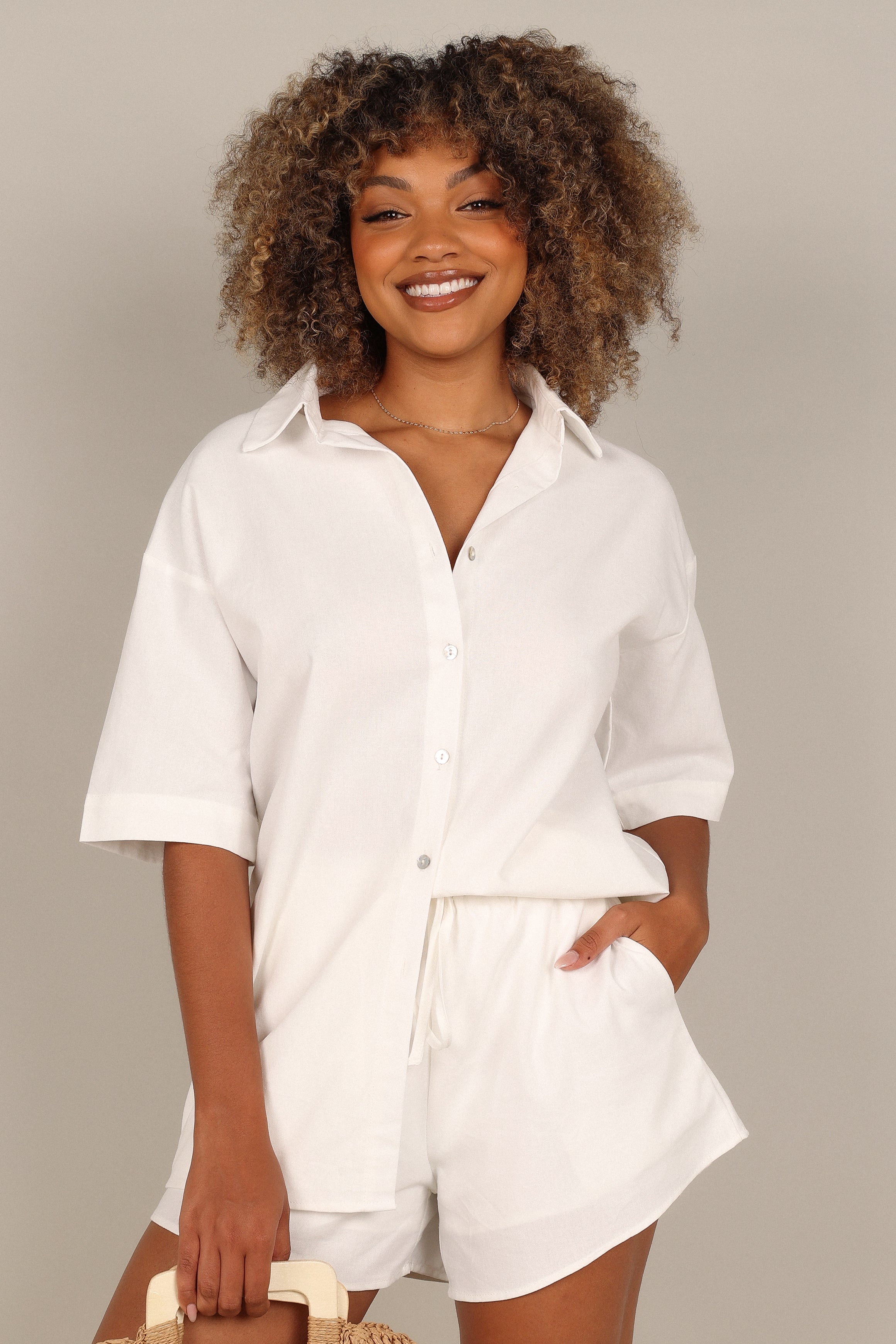 BOTTOMS @Tahlia Shorts - White