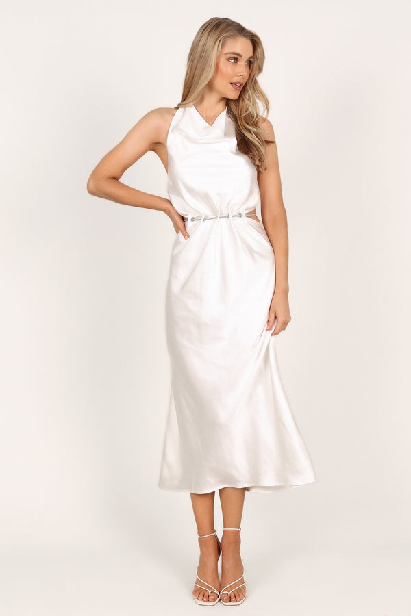 DRESSES Aida Slip Dress - White