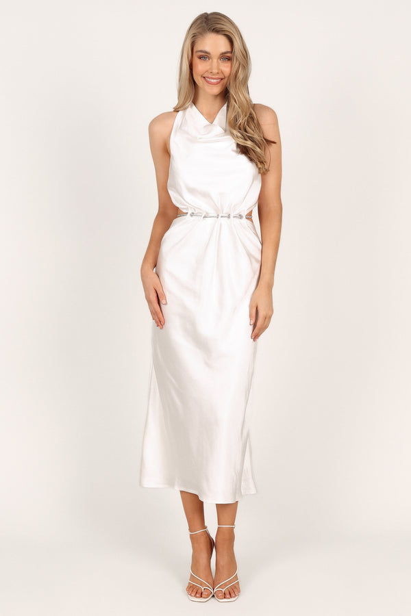 DRESSES Aida Slip Dress - White