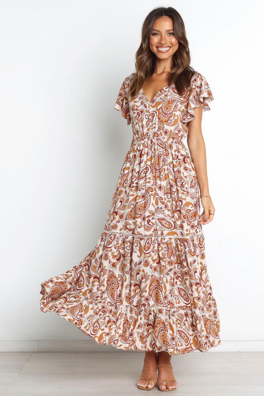 Anika Dress - Brown - Petal & Pup