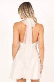 DRESSES @Anya Tulle Mini Dress - White