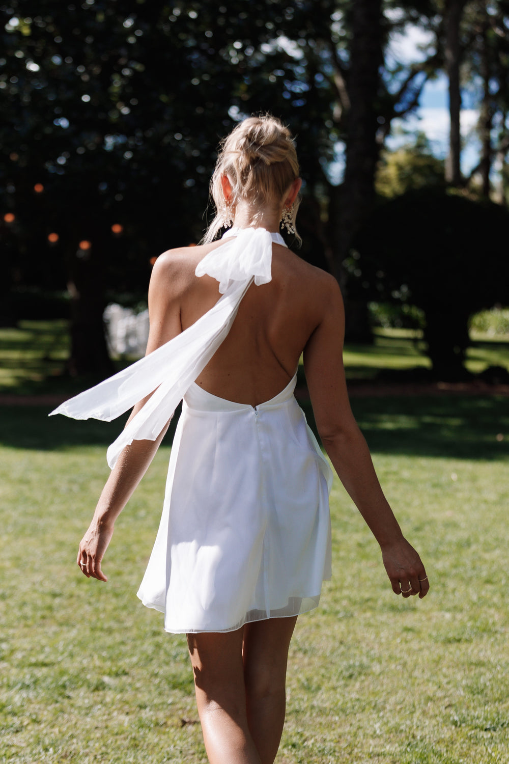 DRESSES Anya Tulle Mini Dress - White