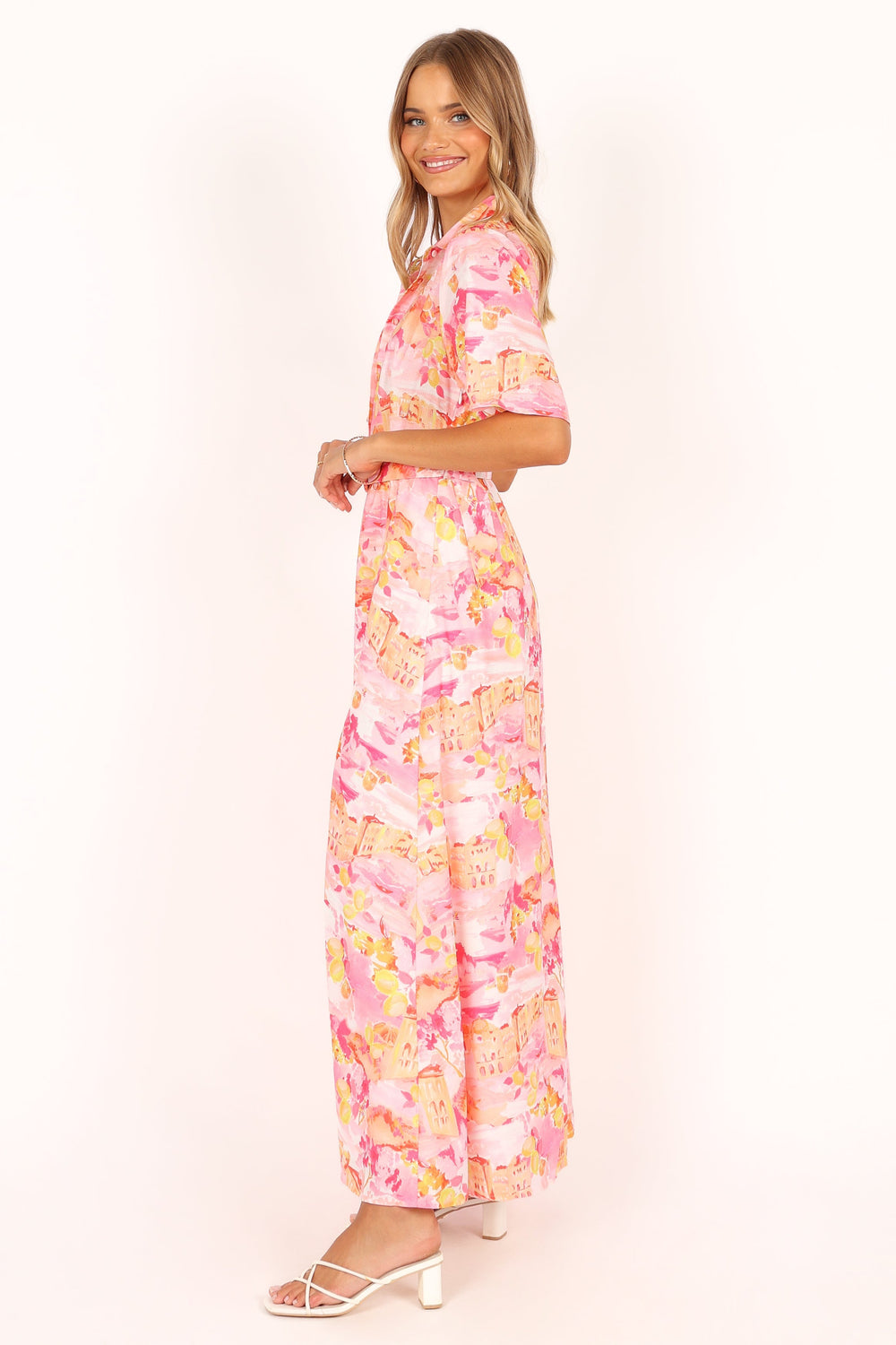 DRESSES @Arianna Maxi Dress - Pink Scenic