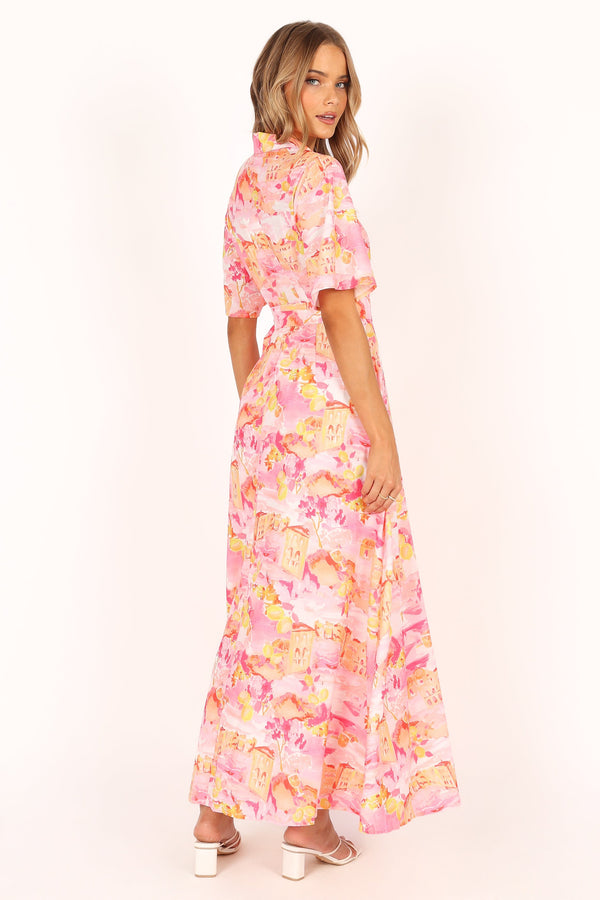 DRESSES @Arianna Maxi Dress - Pink Scenic