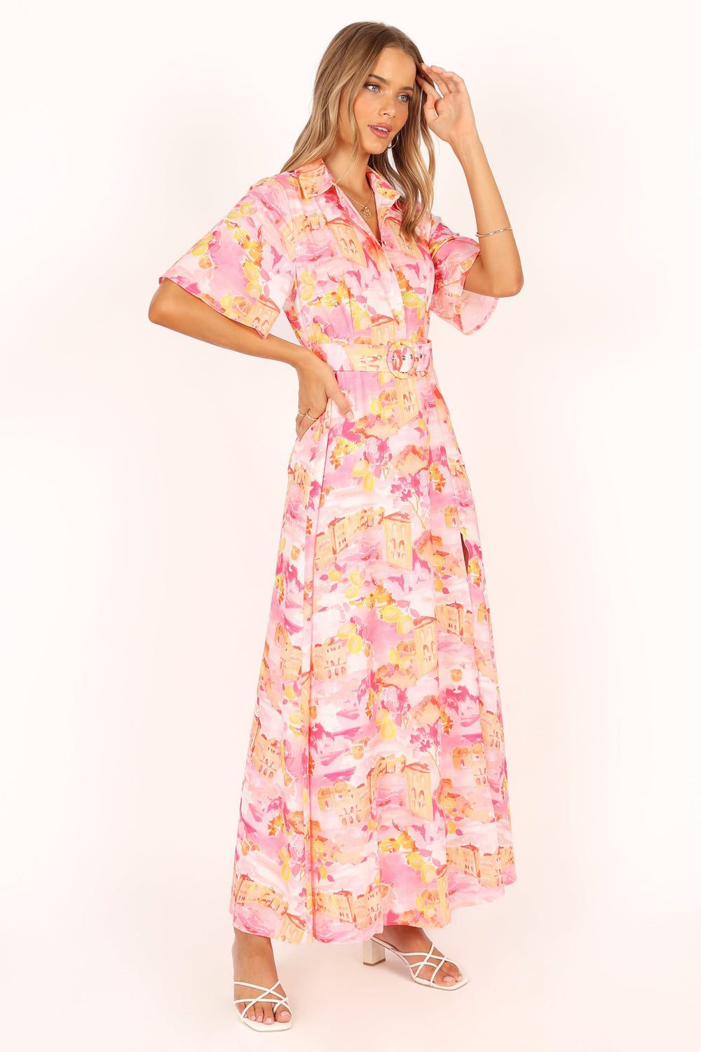 DRESSES @Arianna Maxi Dress - Pink Scenic