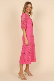 DRESSES Arizona Midi Dress - Pink