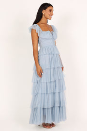 DRESSES @Belle Maxi Dress - Blue