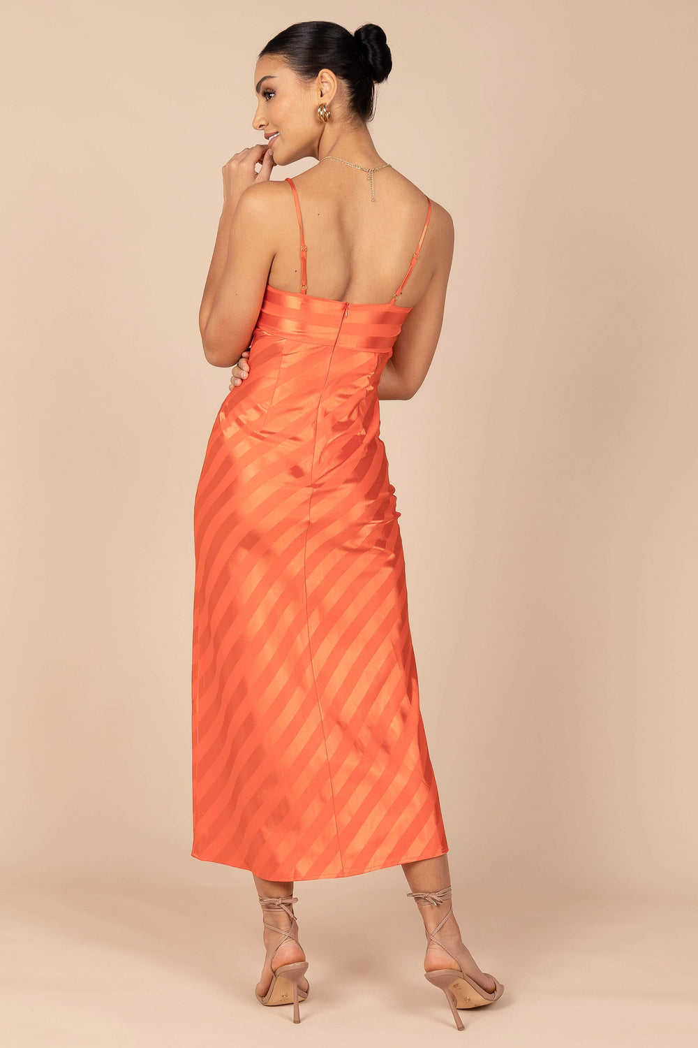 DRESSES @Braxton Slip Dress - Orange