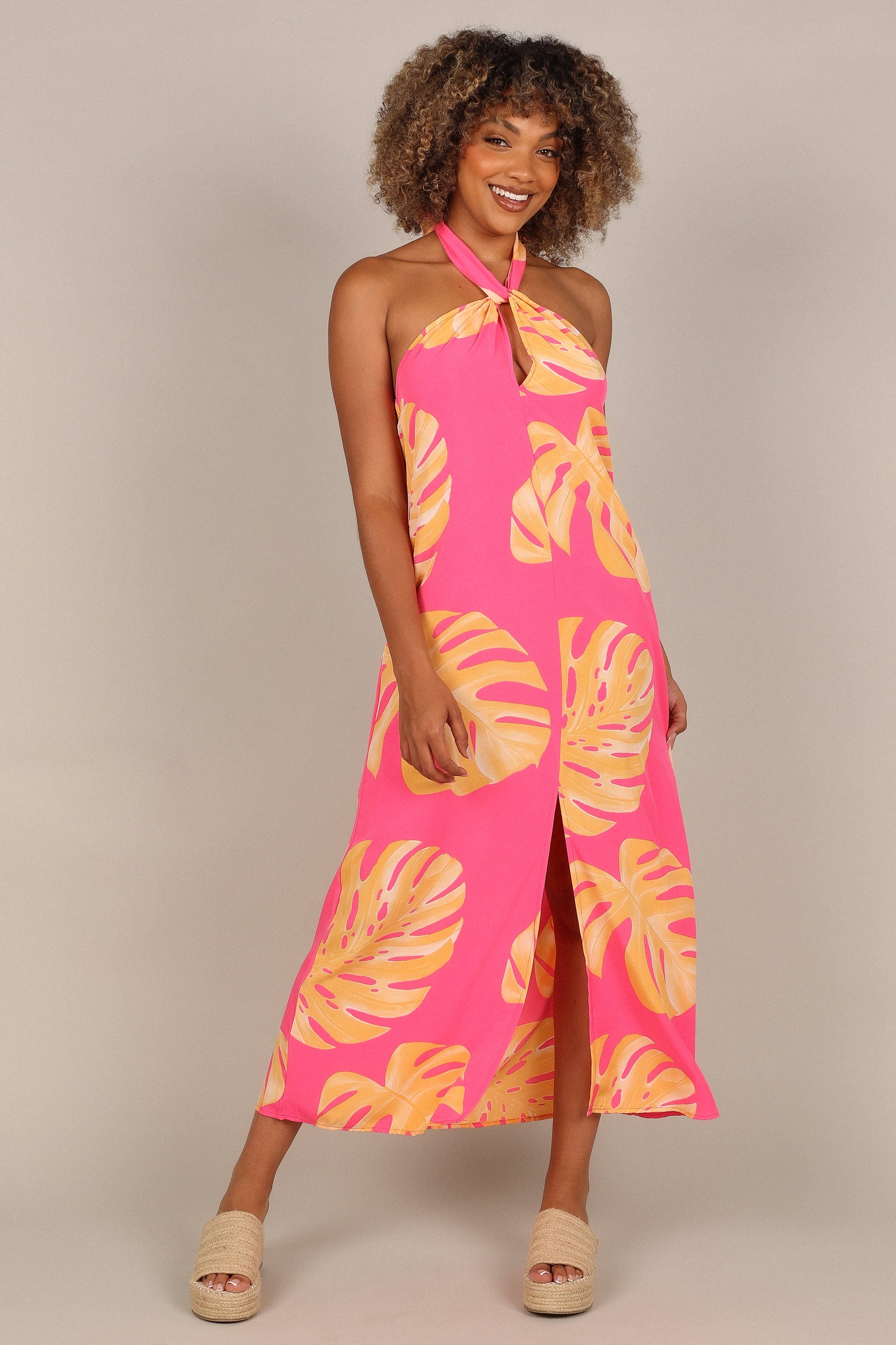 Cute Wrap Dress - Yellow Dress - Floral Dress - Maxi Dress - Lulus