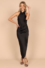 DRESSES @Ceon Halterneck Midi Dress - Black (waiting on bulk)