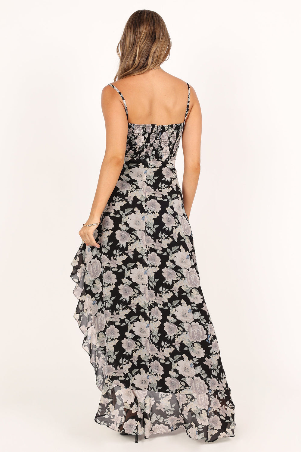 DRESSES @Charmaine Maxi Dress - Black Floral