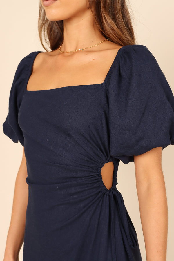 DRESSES Chloe Cut Out Dress - Navy