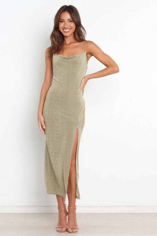 DRESSES @Diani Dress - Olive