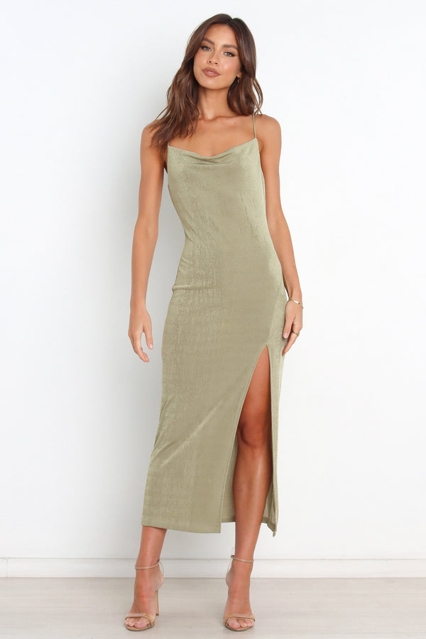 DRESSES @Diani Dress - Olive