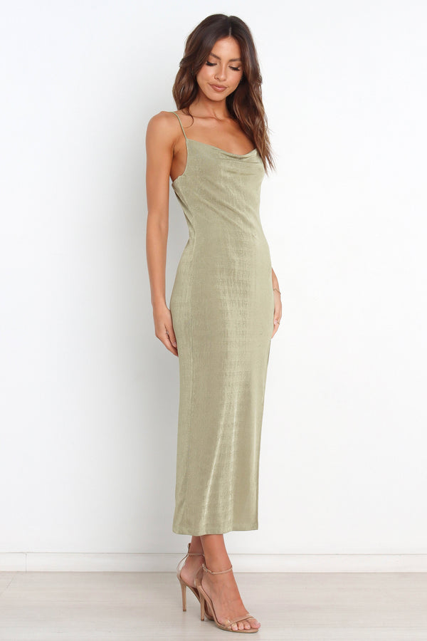 DRESSES @Diani Dress - Olive