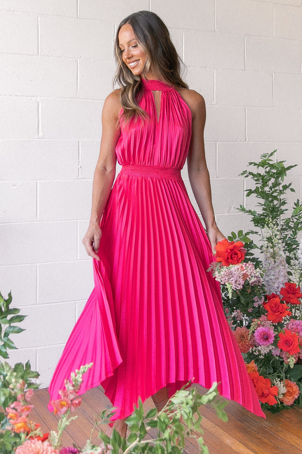 Shop Formal Dress - Dominique Dress - Pink sixth image