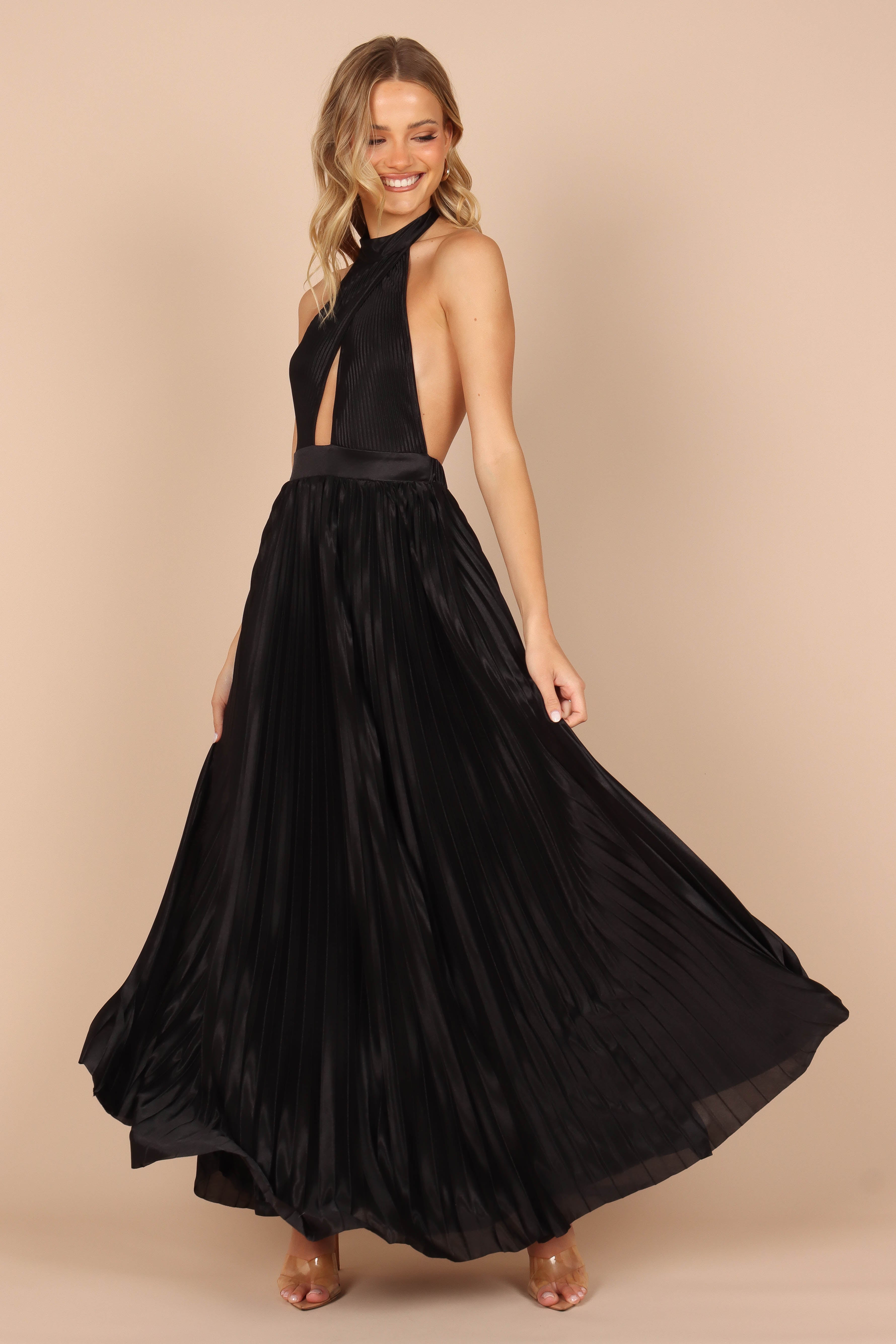Halter maxi dress australia Clearance