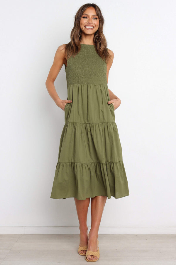 DRESSES Erhardt Dress - Olive