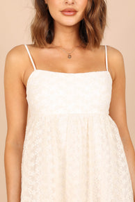 DRESSES @Fleaur Midi Dress - Beige