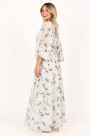 DRESSES @Gillian Maxi Dress - White Floral