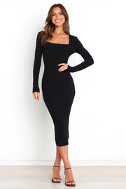 DRESSES @Hydranga Dress - Black